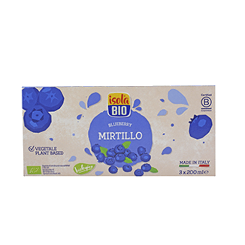 Sumo de Mirtilo Bio 200ml Isola Sumo de Mirtilo, com ingredientes biológicos