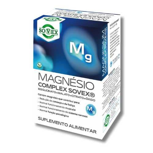 Magnésio Complex Suplemento Alimentar Sovex Magnésio Complex Suplemento Alimentar Sovex