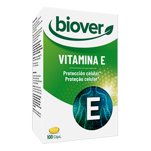 Vitamina E 100 cápsulas biover Vitamina E, suplemento alimentar