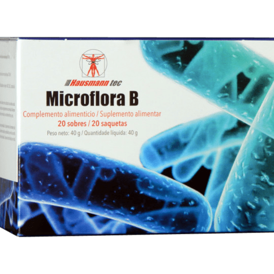 microflora B 20 saquetas hausmann tec Microflora B, suplemento alimentar