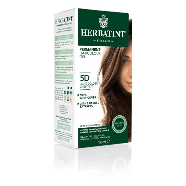 Gel Colorante Permanente Castanho Claro Dourado 5D, vegan