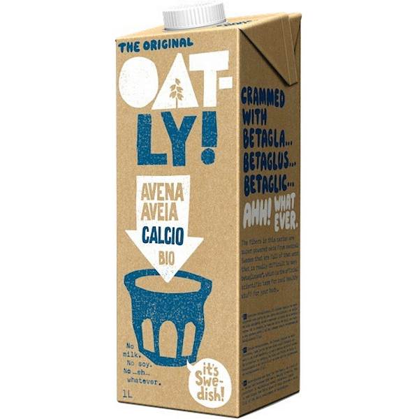 Bebida de Aveia Enriq. Cálcio BIO Oatly 1L Bebida de Aveia Enriquecido Cálcio, biológico