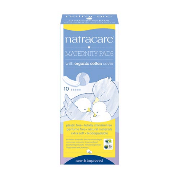 Penso Algodão Pós-Parto Bio 10UN Natracare Penso Algodão Pós-Parto, biológico