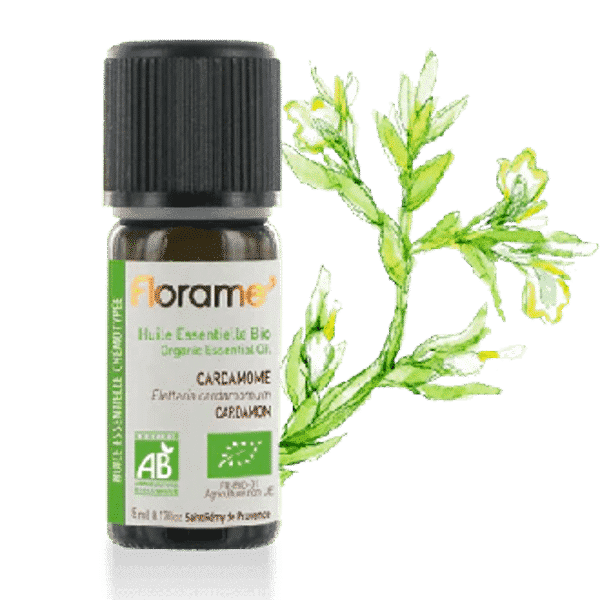 Oleo Essencial Cardamomo Elettaria cardamomum 5 ml Óleo Essencial Cardamomo, biológico