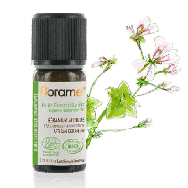 Óleo Essencial GERANIO AFRICANO Pelargonium asperum ORG Óleo Essencial Gerânio Africano, biológico
