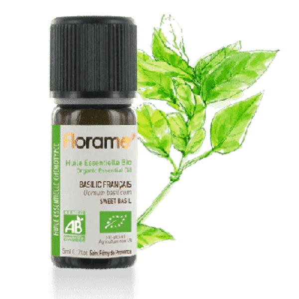 Óleo Essencial mangericão doce 5ml Ocimum basilicum ORG Óleo Essencial Manjericão Doce, aromaterapia