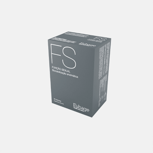 Função Sexual FS 60 Caps Eubage FS Função Sexual, sem açúcar, sem glúten, sem lactose, adequado a vegans