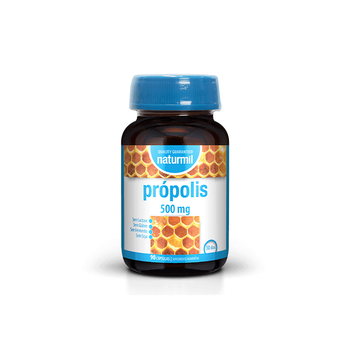 Propolis 500 mg Suplemento Alimentar Naturmil Sistema Respiratório Propolis 500 mg Suplemento Alimentar Naturmil Sistema Respiratório