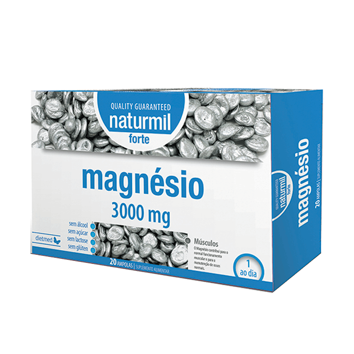 Magnésio 3000 mg Suplemento Alimentar Naturmil Ossos Dentes Magnésio 3000 mg Suplemento Alimentar Naturmil Ossos Dentes