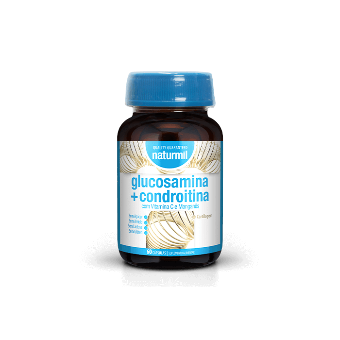 Glucosamina + Condroitina Suplemento Alimentar Naturmil Articulações Glucosamina + Condroitina Suplemento Alimentar Naturmil Articulações