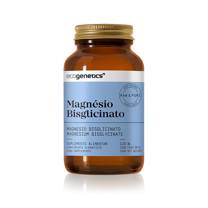 Magnesio bidglicato 120comp ecogenetics Magnésio Bisglicinato, suplemento alimentar sem glúten