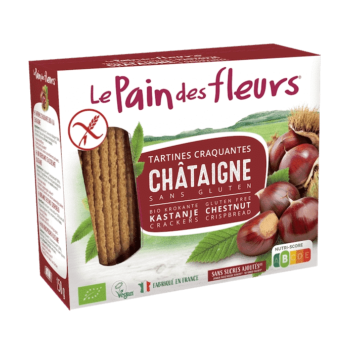 Tostas Crocantes de Castanha Alimentação Le Pain des Fleurs Tostas Crocantes de Castanha Alimentação Le Pain des Fleurs