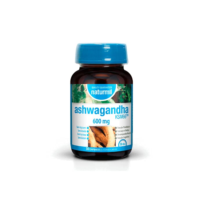 Ashwagandha KSM-66 Suplemento Alimentar Naturmil Sistema Nervoso Ashwagandha KSM-66 Suplemento Alimentar Naturmil Sistema Nervoso