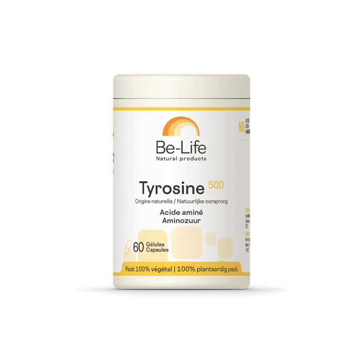 Tyrosine 500 Be-Life Suplemento Alimentar Desporto Vitalidade
