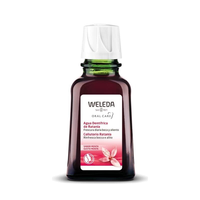 Água Dentífrica de Ratânia Weleda Cuidados Dentífricos
