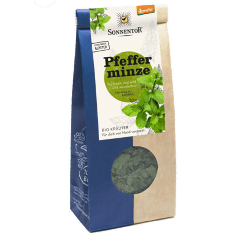 Infusão hortelã-pimenta folhas 50g bio sonnentor Infusão Hortelã-Pimenta Folhas, biológico