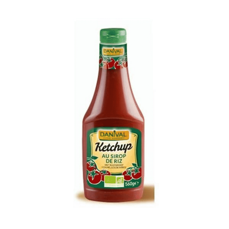 Ketchup S Acucar Bio Danival Ketchup Xarope Arroz, ingredientes biológicos