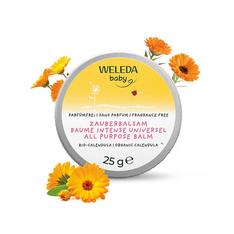 Bálsamo Multiusos de Calêndula Weleda Cosmética Bebé Pele Sensível