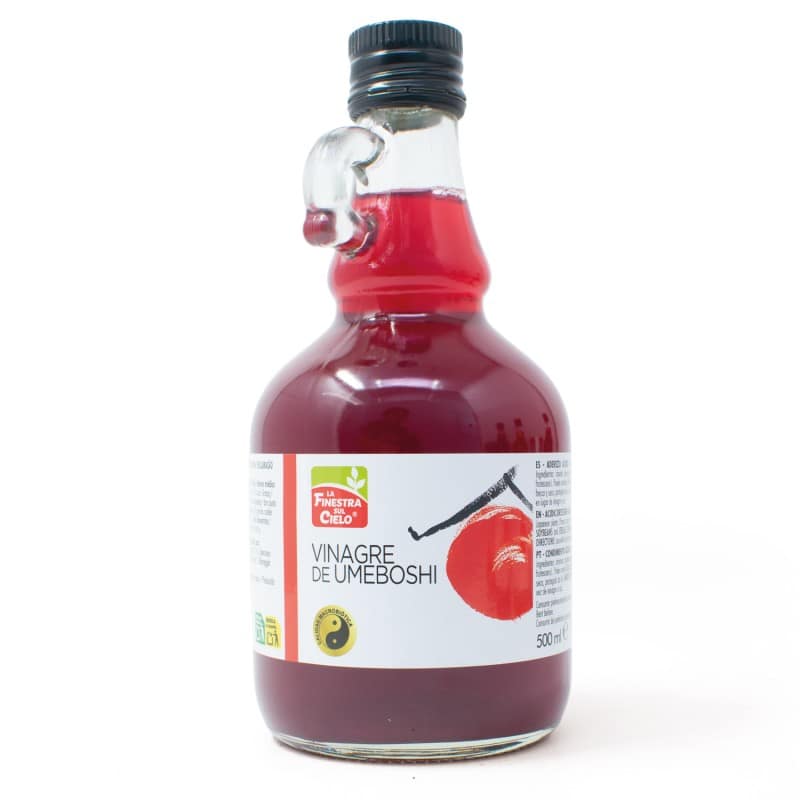 Vinagre de ameixa umeboshi 500ml La Finestra sul Cielo Vinagre de Umeboshi
