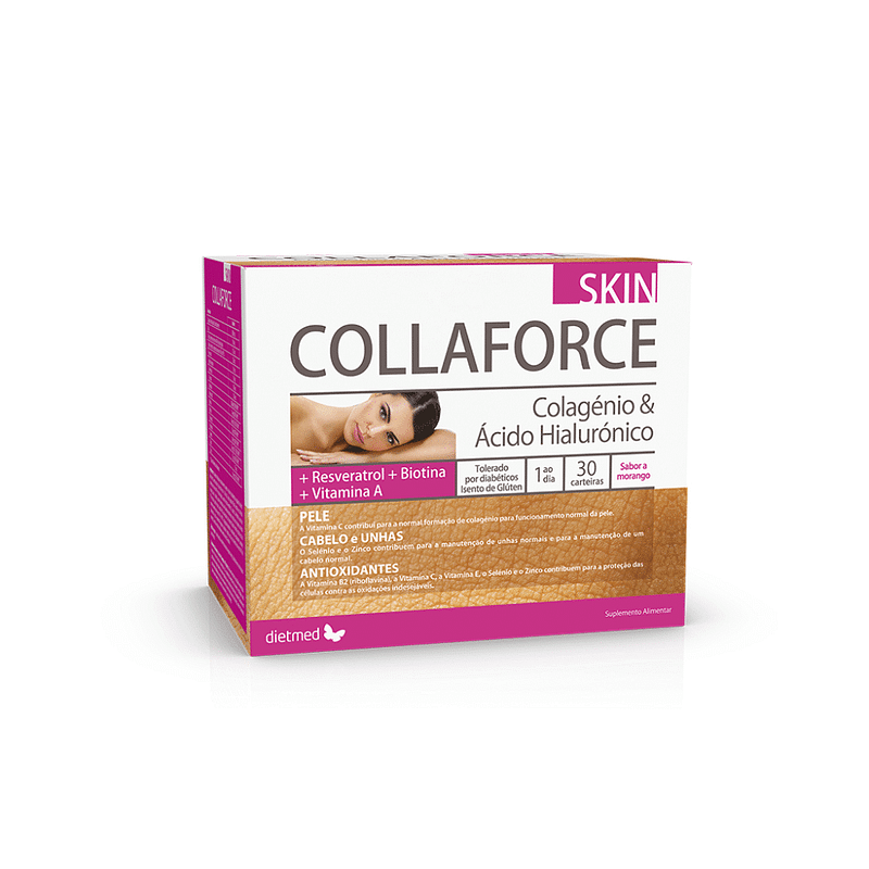 Collaforce Skin 30 carteiras para cabelo, pele e unhas