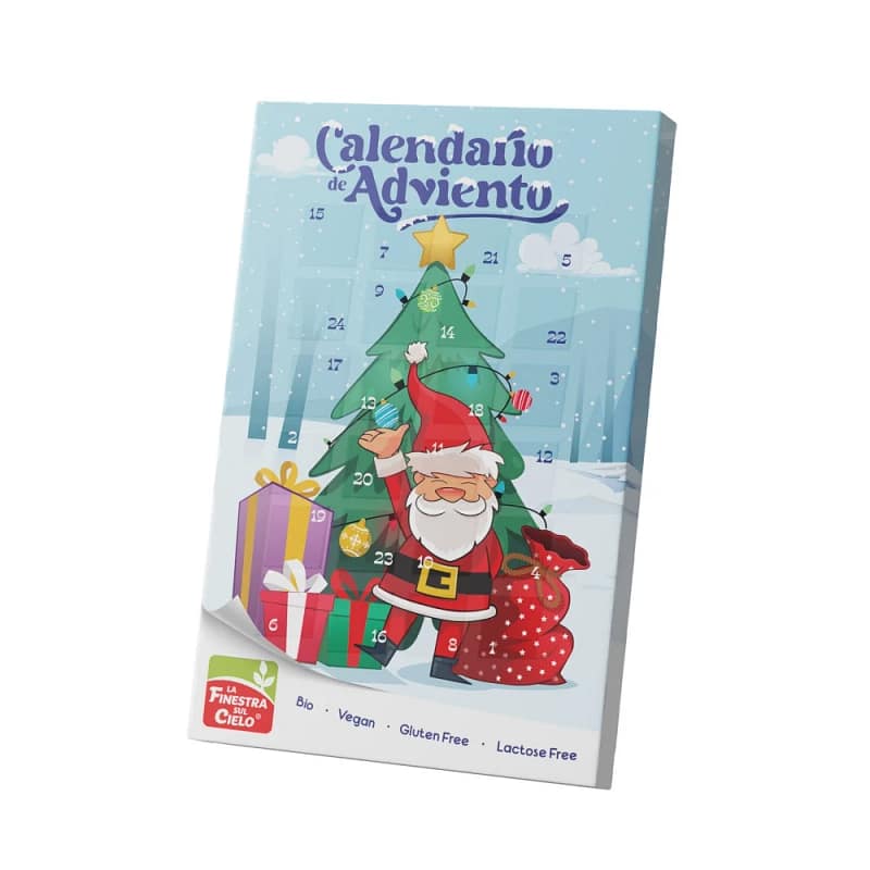 Calendário de Advento Chocolate Vegan Alimentação LaFinestra Cielo