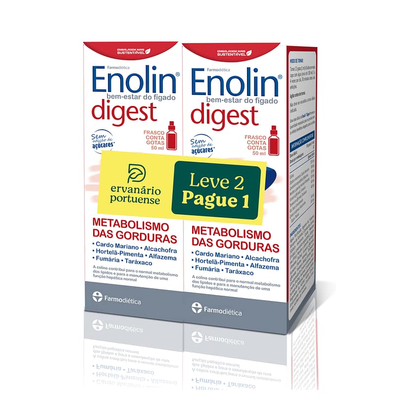 Pack Enolin digest 50ml Leve 2 Pague 1 Farmodietica