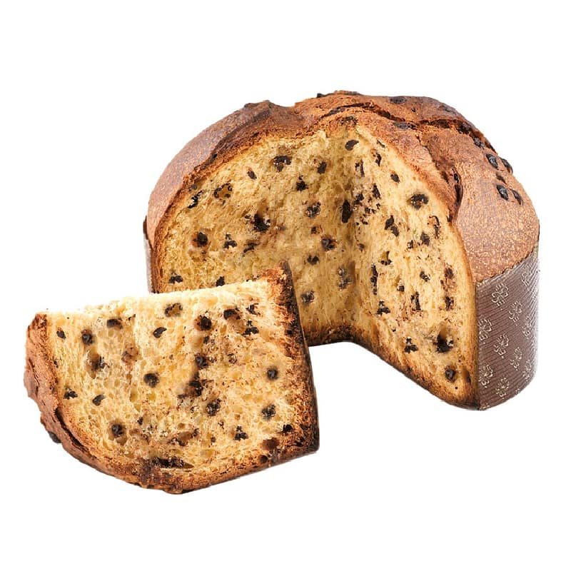 Panettone Bio de espelta e chcolate Vegan Pasticceria Venecia 750gr interior
