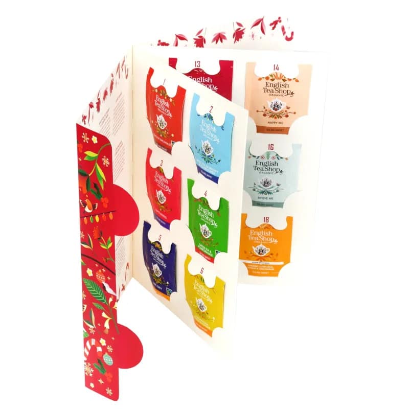 Calendario advento em livro 24 saquetas English Tea Shop produto 3