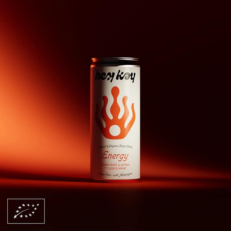 Bebida funcional Energy erva mate guarana e juba de leao bio 250ml Hey Kay 10