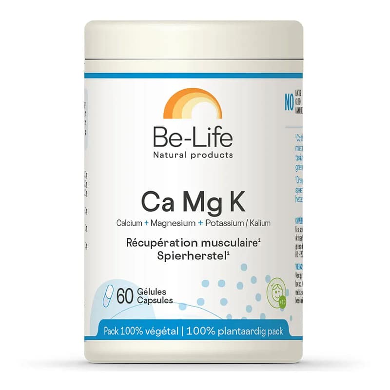Ca Mg K Be-Life Suplemento Alimentar Cálcio Magnésio Potássio Recuperação Muscular