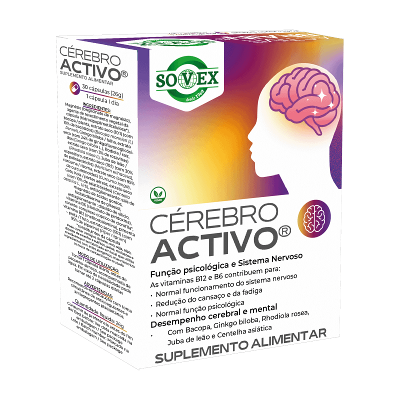 Cérebro Activo Suplemento Alimentar Sovex