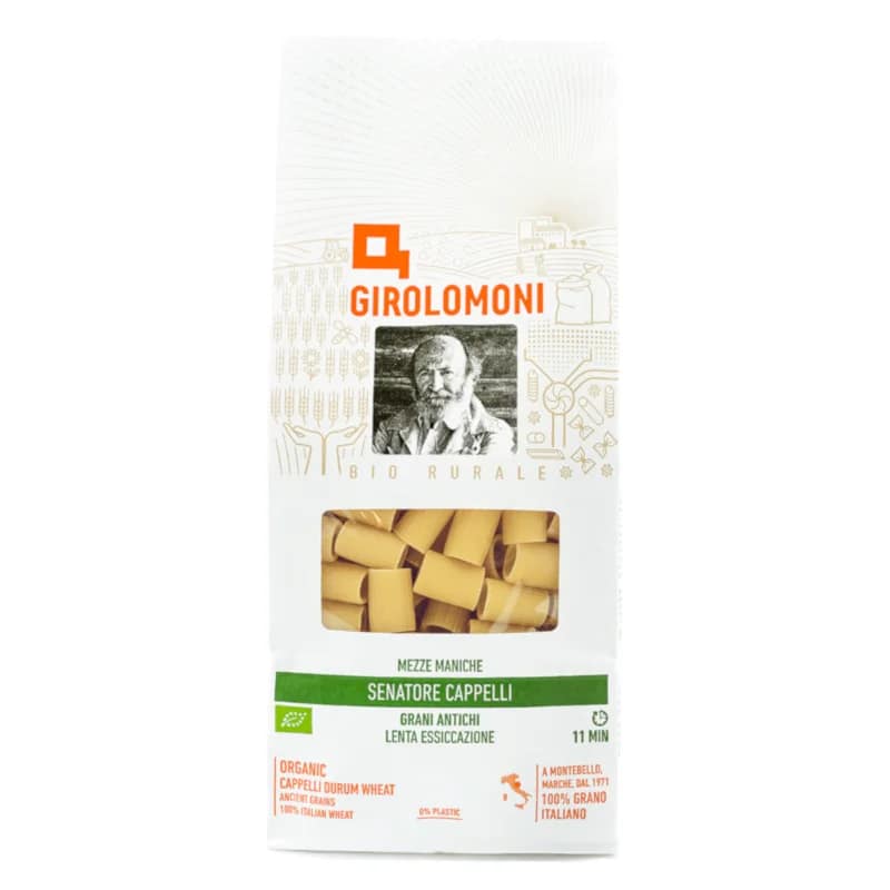 Massa Mezze Maniche Cappeli Alimentação Girolomoni