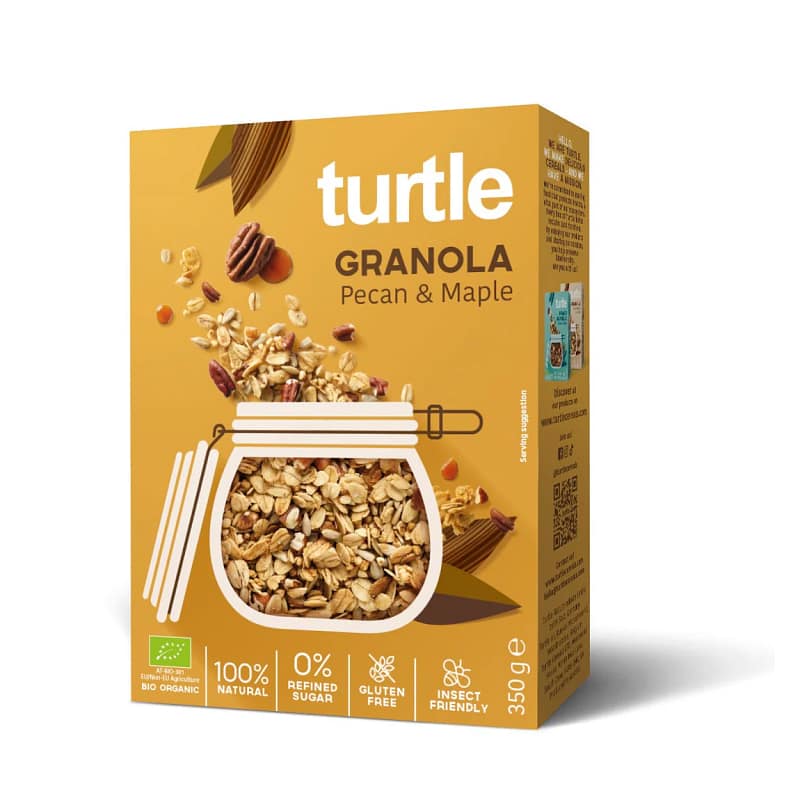 Granola de Noz Pecan & Xarope Ácer Alimentação Turtle