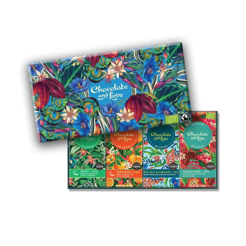 Blue Oasis Gift Box Chocolate Alimentação Natal Chocolate & Love