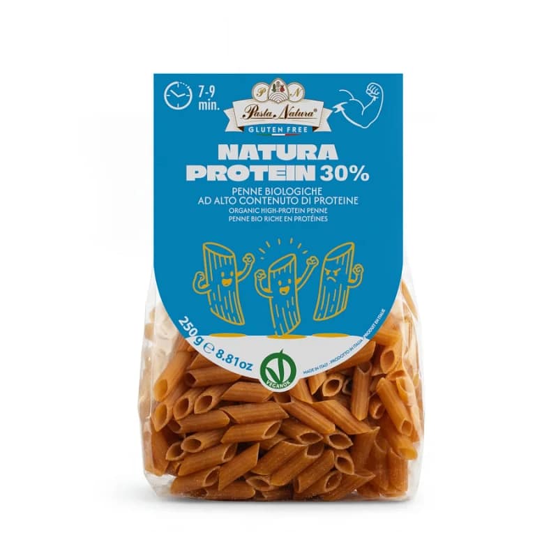 Massa Penne Proteíca Alimentação Pasta Natura