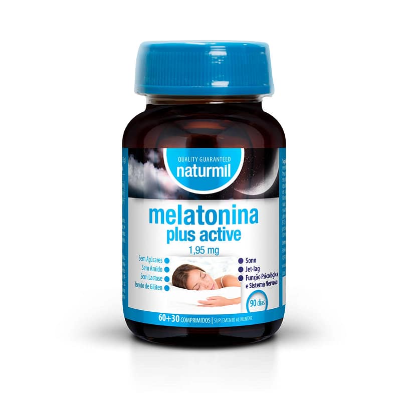 Melatonina Plus Active Naturmil Suplemento Alimentar