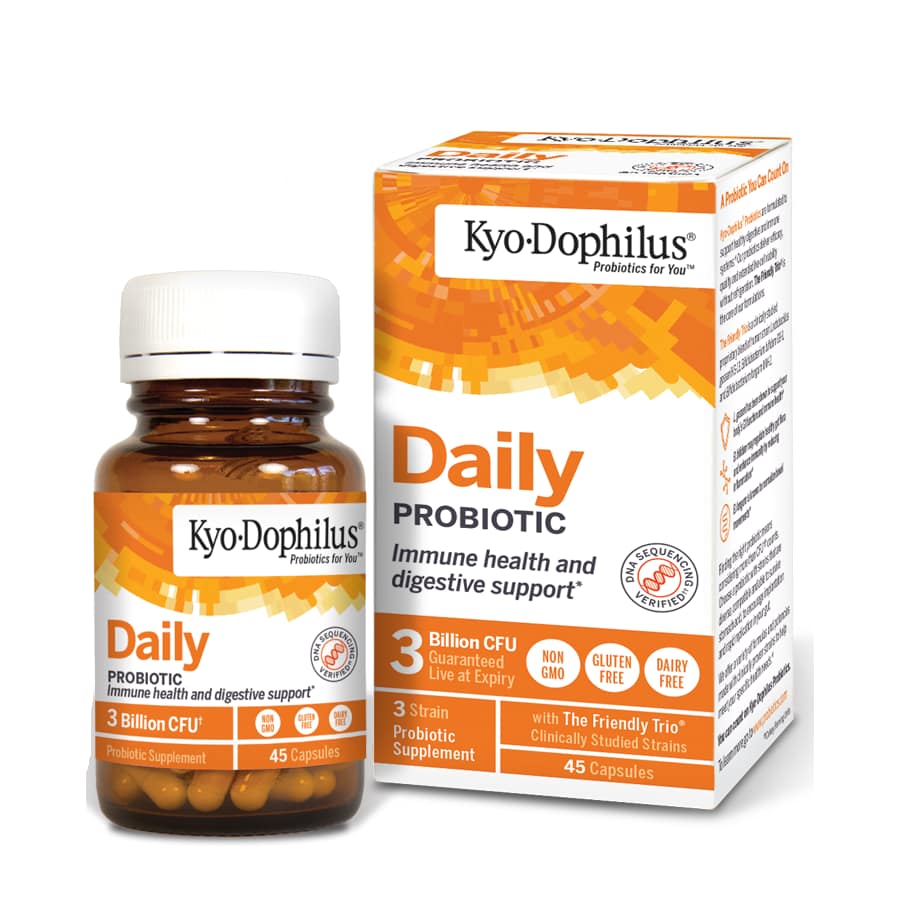 Kyo-Dophilus Daily Probiotic Kyolic Suplemento Alimentar Probióticos