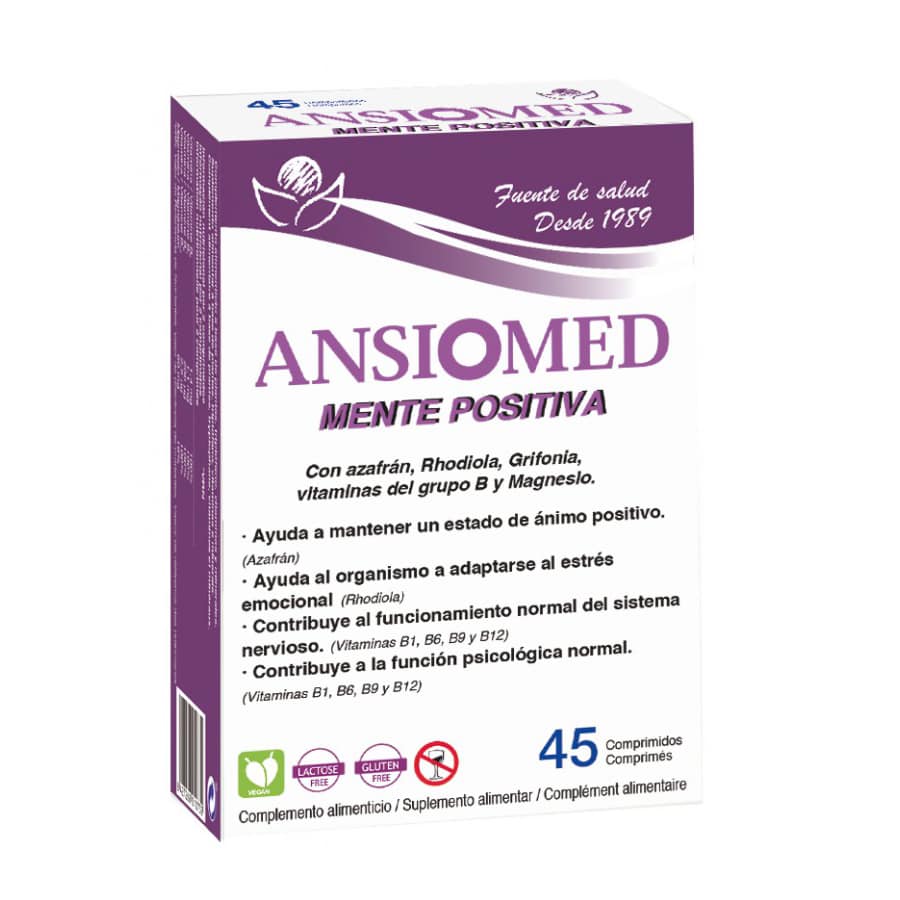 Ansiomed Mente Positiva Suplemento Alimentar Bioserum Sistema Nervoso Ansiomed Mente Positiva Suplemento Alimentar Bioserum Sistema Nervoso