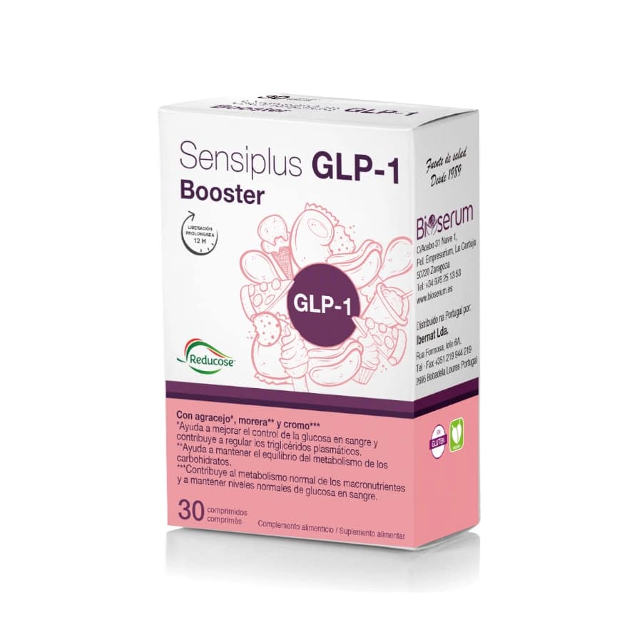 Sensiplus GLP-1 Booster Suplemento Alimentar Bioserum Controlo do Peso Sensiplus GLP-1 Booster Suplemento Alimentar Bioserum Controlo do Peso